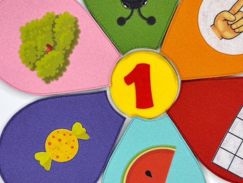 Gra filcowa &bdquo;Liczba i ilość 1&ndash;10&rdquo; fotografia