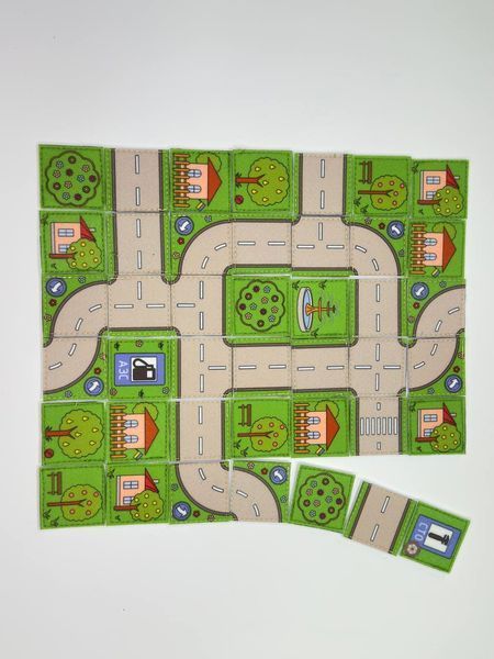 Gra filcowa &bdquo;Puzzle. Miasteczko&rdquo; fotografia