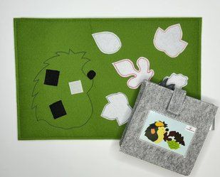 Gra filcowa &bdquo;Jesienny jeżyk&rdquo; fotografia