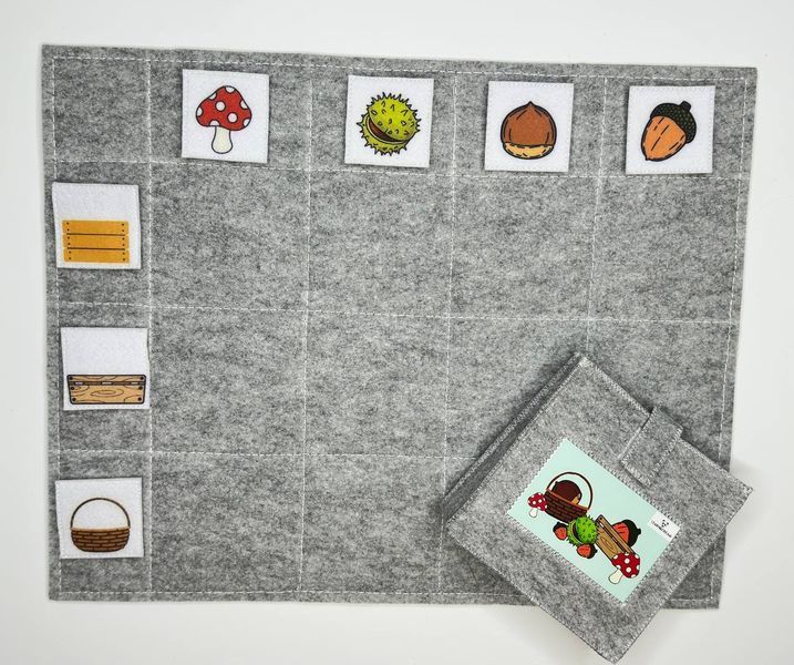Felt Game &ldquo;Choose the Basket&rdquo; photo