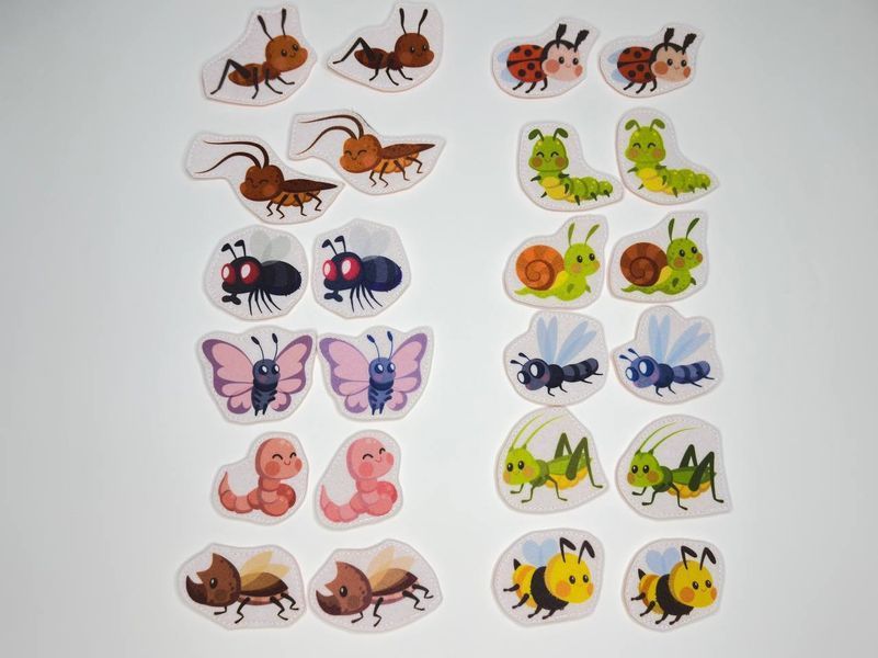 Felt Game &ldquo;Find a Pair. Insects&rdquo; photo