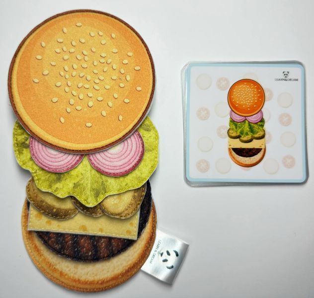 Gra filcowa &bdquo;Zł&oacute;ż burgera&rdquo; fotografia